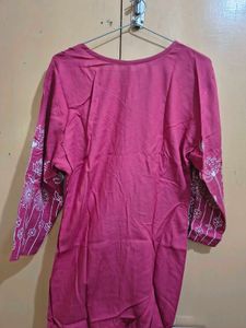 Beautiful Pink Embroidered Kurta💗🤌