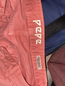 coral Cargo Pants - pepe jeans