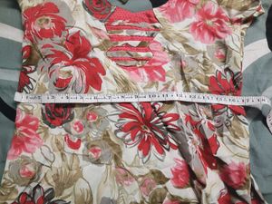 Floral Print Kurta Set