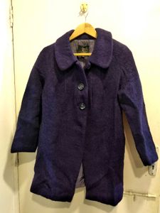 Vintage Purple Wool Coat