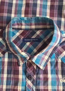 Men's Plaid Short Sleeve Shirt
