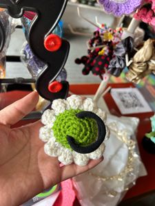 Handmade Crochet hair tie set