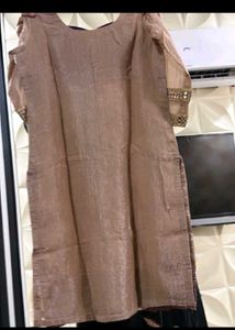 Elegant mirror work Kurta Set with Dupatta