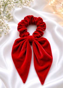 Hair scrunchie velvet febric