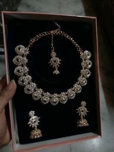 sparkle diamond jewellery set