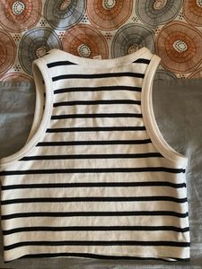 Striped Ribbed Tank Top