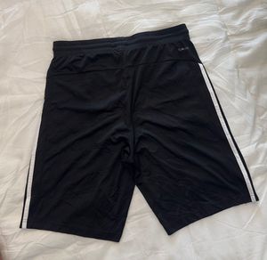Adidas Black Shorts with 3 Stripes