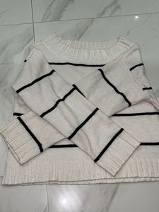 Striped Knit Sweater