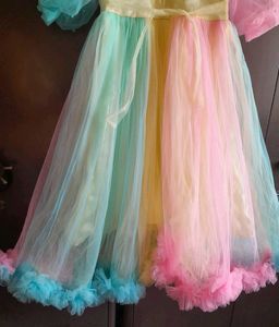 Rainbow Tulle Dress