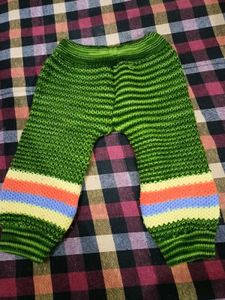 Woolen Hoodie And Pajami Set For Kids