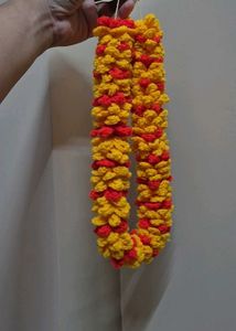 Handmade Crocheted Floral mala