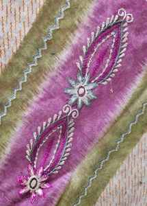 Embroidered Vintage Fabric