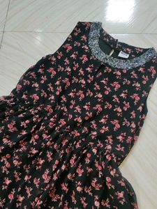Floral Girls Dress Gown