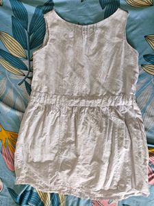 Lightweight Sleeveless Drawstring Dress
