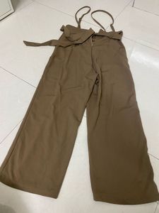 Stylish Brown Wide-Leg Jumpsuit