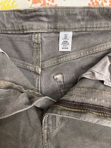 Brown Denim High Waisted Shorts