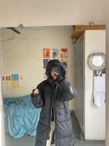 Stylish Black Puffer Coat