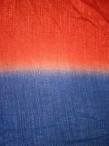 Royal Blue Silk Blend Saree Blouse with Designer B