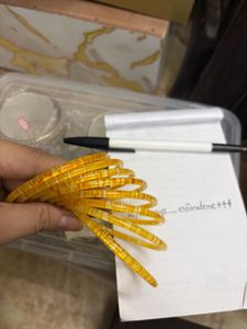 Honey Tiger-Stripe Glass-Look Stack