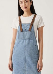 Denim Pinafore Dress