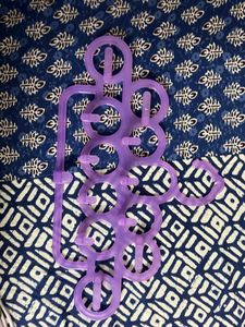 Elegant Purple Multi-Hook Hanger