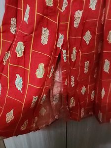 Red Festive Kurta