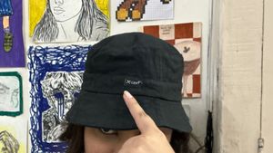 Black Bucket Hat,Unisex Casual Streetwear Cap