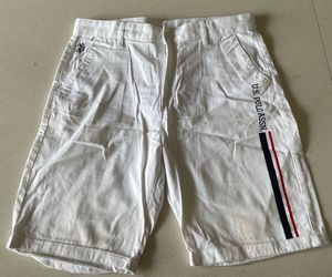 U.S. Polo Assn. White Shorts