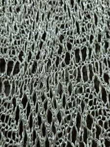 Silver Knit Cover-Up Sraug