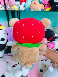 Kawaii Strawberry Bear Plush