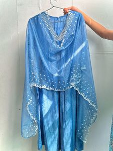 FIORRA Kurta with Palazzo &amp; Dupatta on sell 🦋💙✨