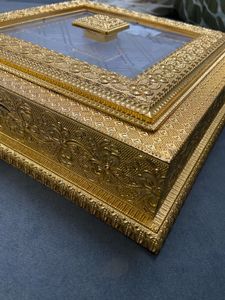 Gold Dry fruit Decorative Box