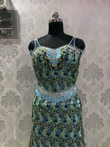 Elegant Blue Gown