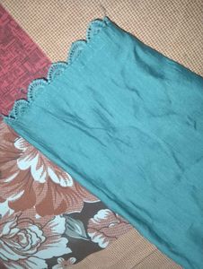 Teal Embroidered cord set