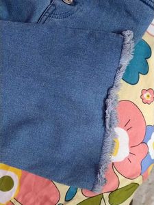 blue Flare Leg Jeans bootcut