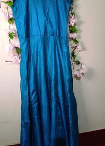 Elegant Teal Embroidered Party wear