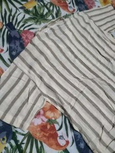 Striped Button-Down Shirt
