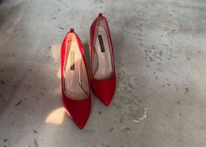 Elegant Red Stiletto Heels