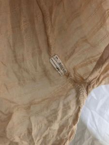 Beige Wrap Blouse