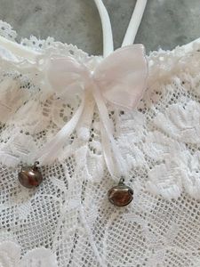 Lace Briefs with Bow Detail