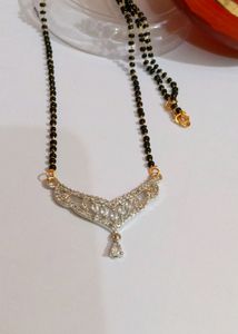 New Black Stones-Studded Mangalsutra