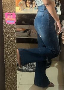 jeans bootcut with tag