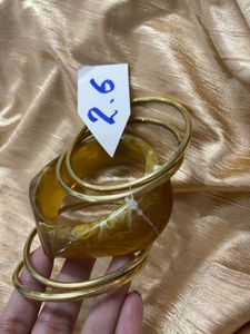 Free Ring with Resin Bangle Set