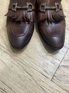 Leather Loafers with Tassels