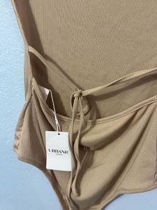 Urbanic Backless Bodysuit Tie Up Detail