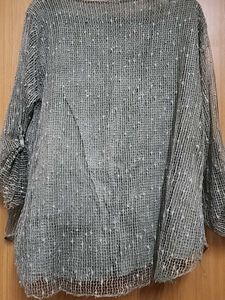 A Line Netted Top
