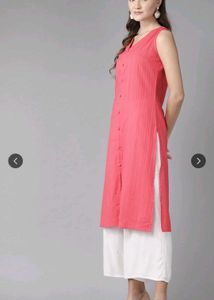 Anayna Women Pink Kurta L size