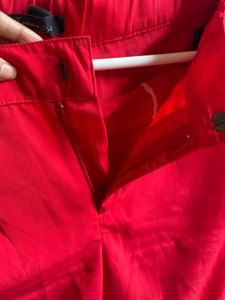 Red Casual Pants