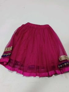 Girls Pink &amp; Blue Lehenga Choli Set 3 years girl
