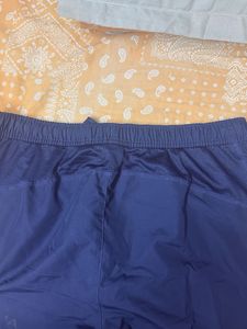 Navy Blue Track Pants